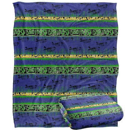 Multicoloured - Back - JQ Licensing Silky Tropical Supersoft Blanket