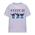 Lavender - Lifestyle - Lilo & Stitch Womens-Ladies Stitch Poses T-Shirt