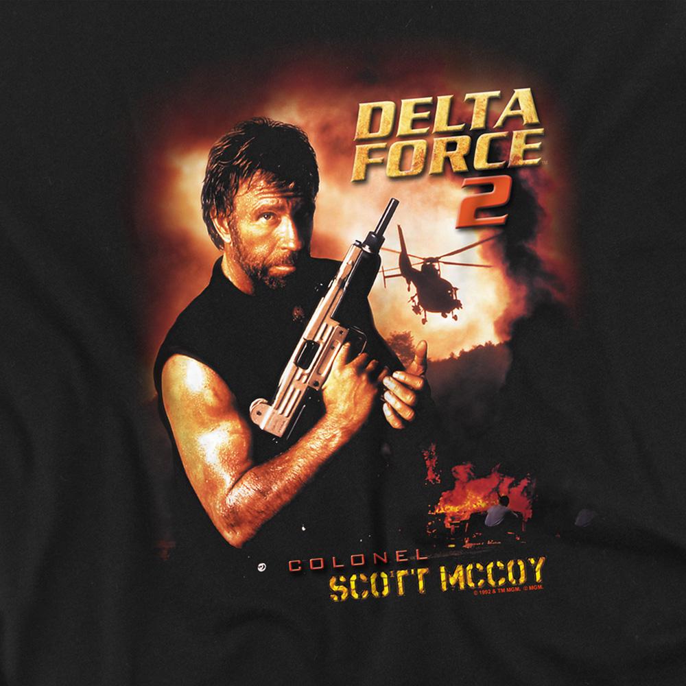 Black - Side - Delta Force Unisex Adult Poster T-Shirt