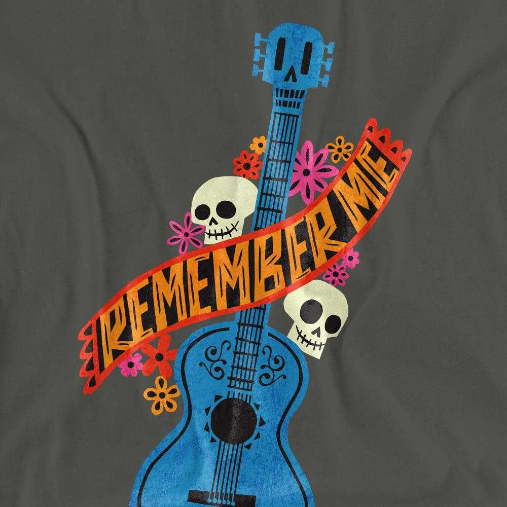 Charcoal - Side - Coco Womens-Ladies Un Poco Loco Miguel & Hector Poster T-Shirt