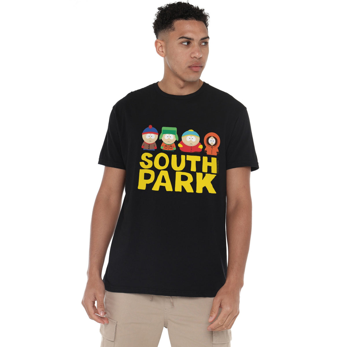 Black - Side - South Park Mens Friends Of Mine T-Shirt