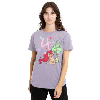 Lavender - Lifestyle - The Little Mermaid Womens-Ladies Ariel T-Shirt