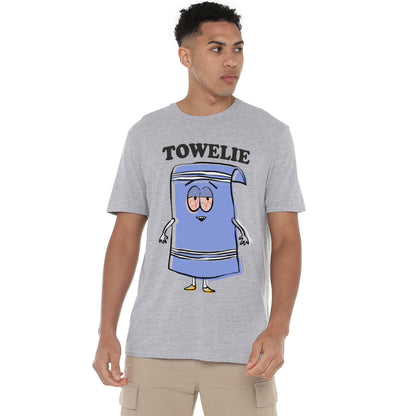 Sports Grey - Side - South Park Mens Towelie Heather T-Shirt