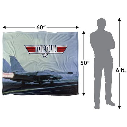 Multicoloured - Pack Shot - Top Gun Take Off Silky Supersoft Blanket