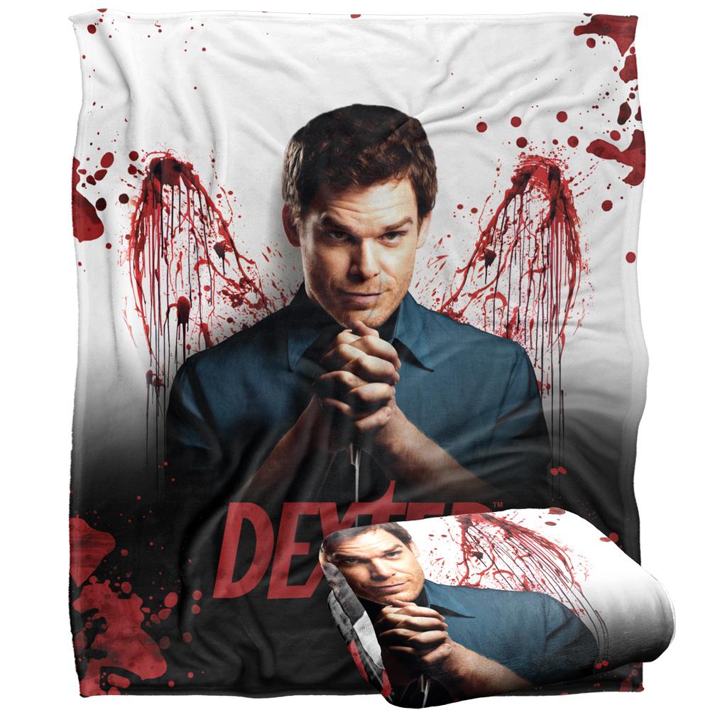 Multicoloured - Back - Dexter Blood Never Lies Silky Supersoft Blanket