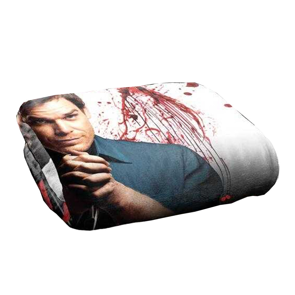 Multicoloured - Back - Dexter Blood Never Lies Silky Supersoft Blanket
