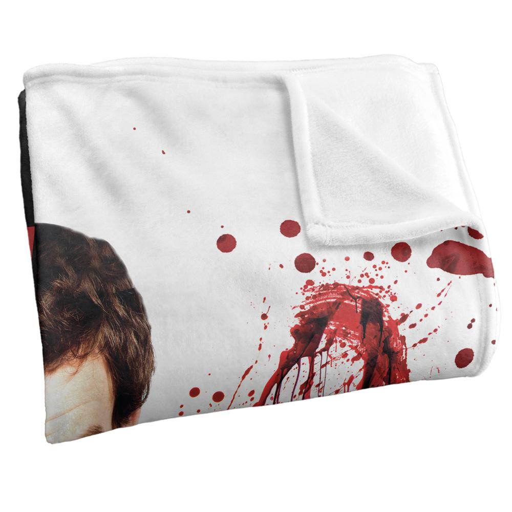 Multicoloured - Side - Dexter Blood Never Lies Silky Supersoft Blanket