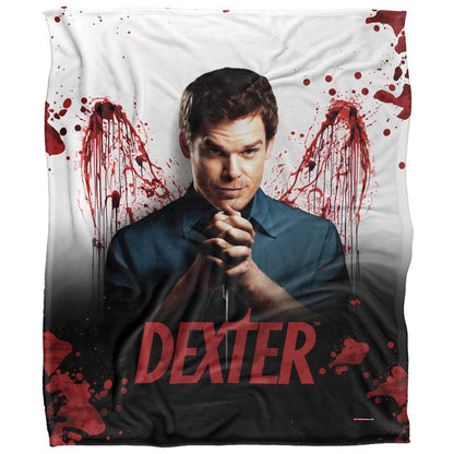Multicoloured - Front - Dexter Blood Never Lies Silky Supersoft Blanket