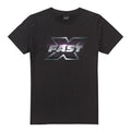 Black - Front - Fast & Furious Mens Metal Logo T-Shirt