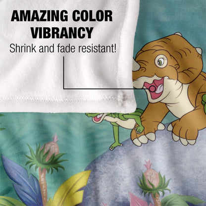 Multicoloured - Lifestyle - The Land Before Time Silky Supersoft Blanket