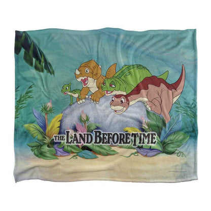 Multicoloured - Front - The Land Before Time Silky Supersoft Blanket
