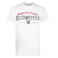 White - Front - Budweiser Mens Cotton T-Shirt