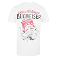 White - Back - Budweiser Mens Cotton T-Shirt