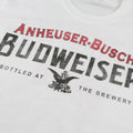 White - Side - Budweiser Mens Cotton T-Shirt