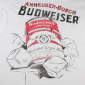 White - Lifestyle - Budweiser Mens Cotton T-Shirt