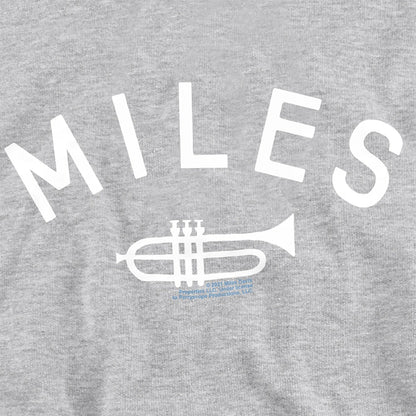 Athletic Heather - Side - Miles Davis Childrens-Kids Pullover Hoodie