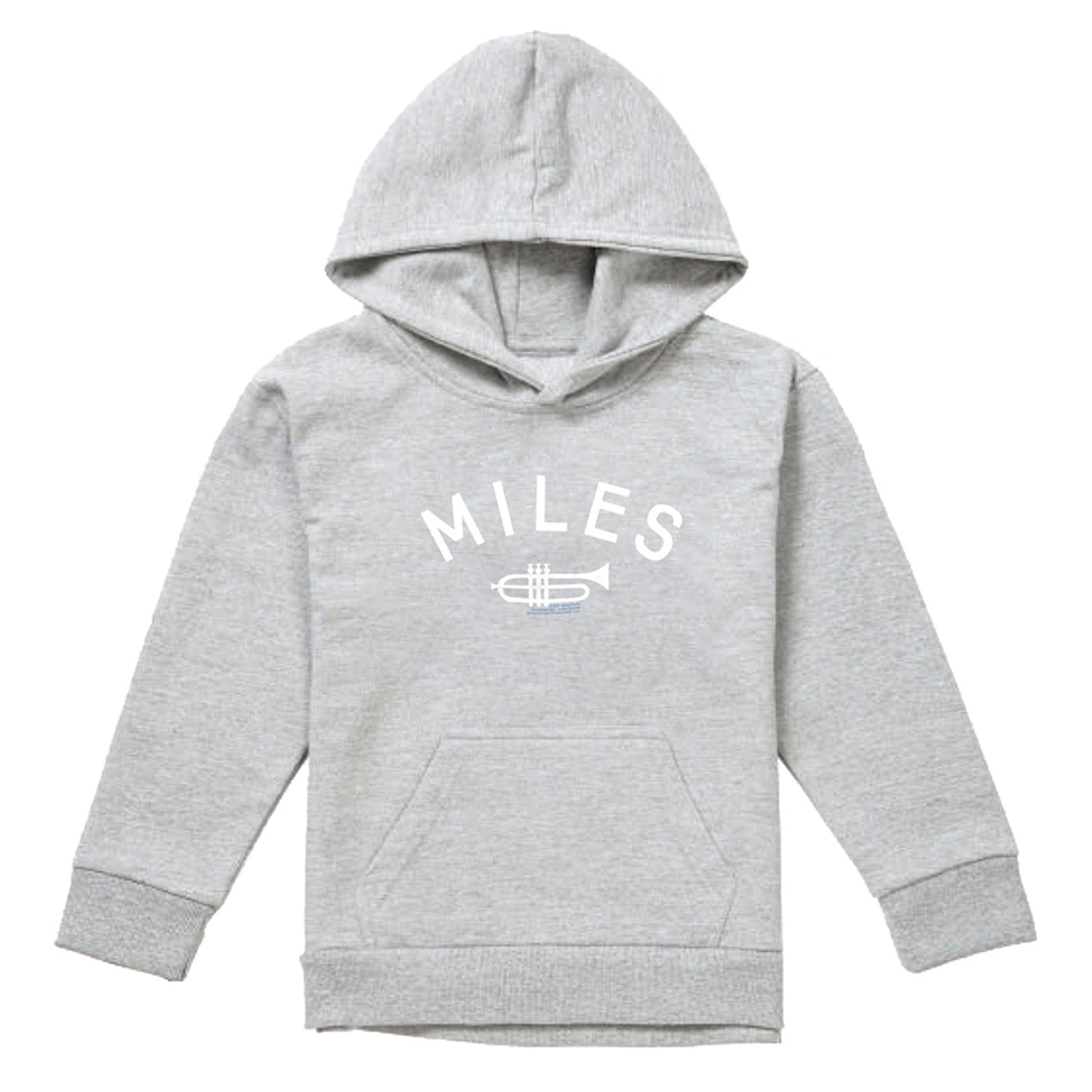 Athletic Heather - Front - Miles Davis Childrens-Kids Pullover Hoodie