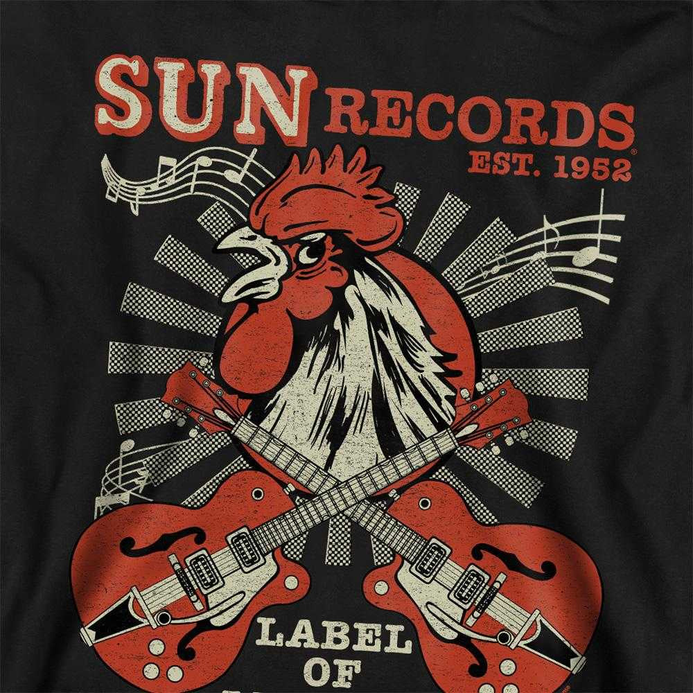 Black - Pack Shot - Sun Records Childrens-Kids Label Of Legends Pullover Hoodie