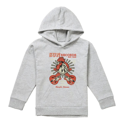 Athletic Heather - Front - Sun Records Childrens-Kids Label Of Legends Pullover Hoodie