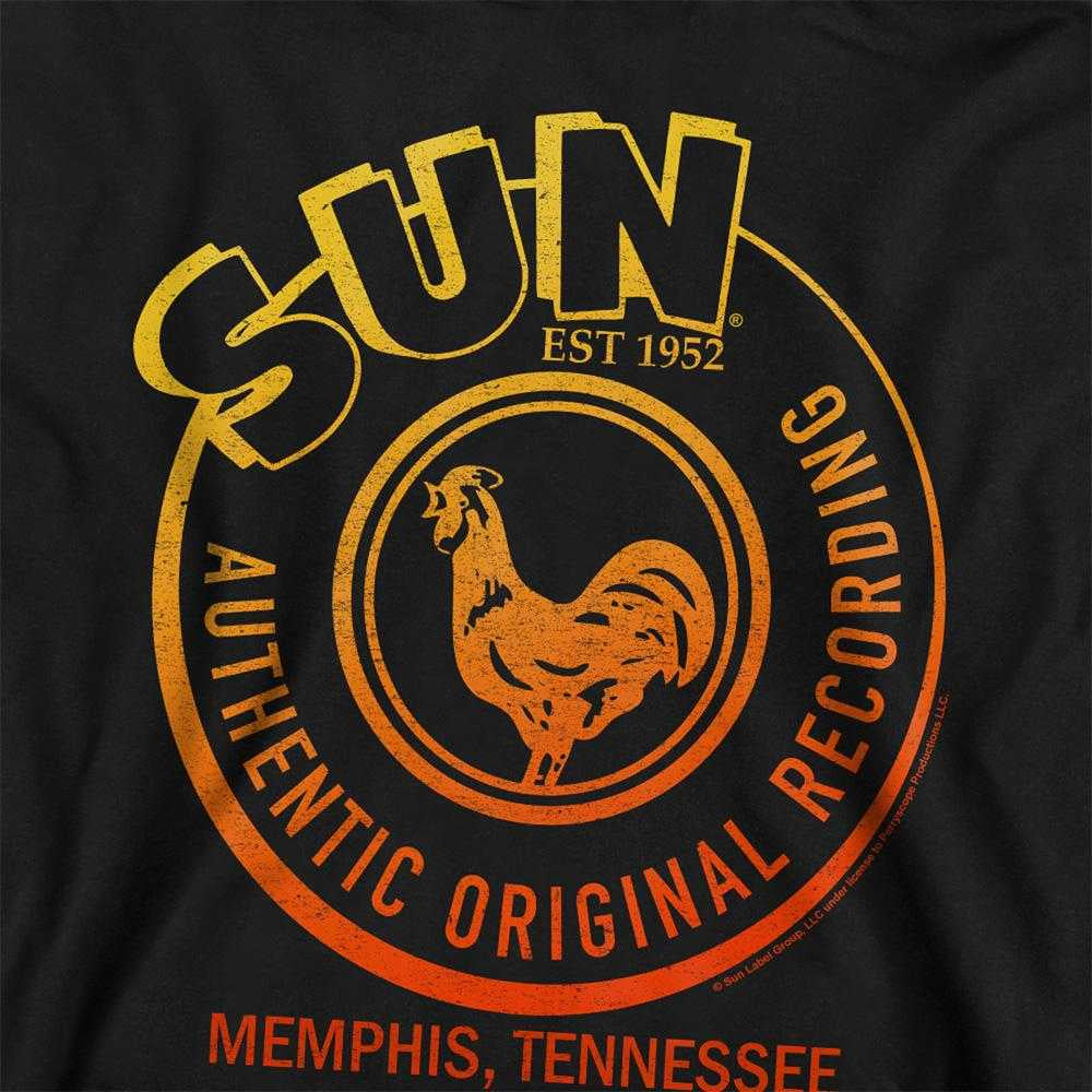 Black - Side - Sun Records Childrens-Kids Sun Authentic Pullover Hoodie