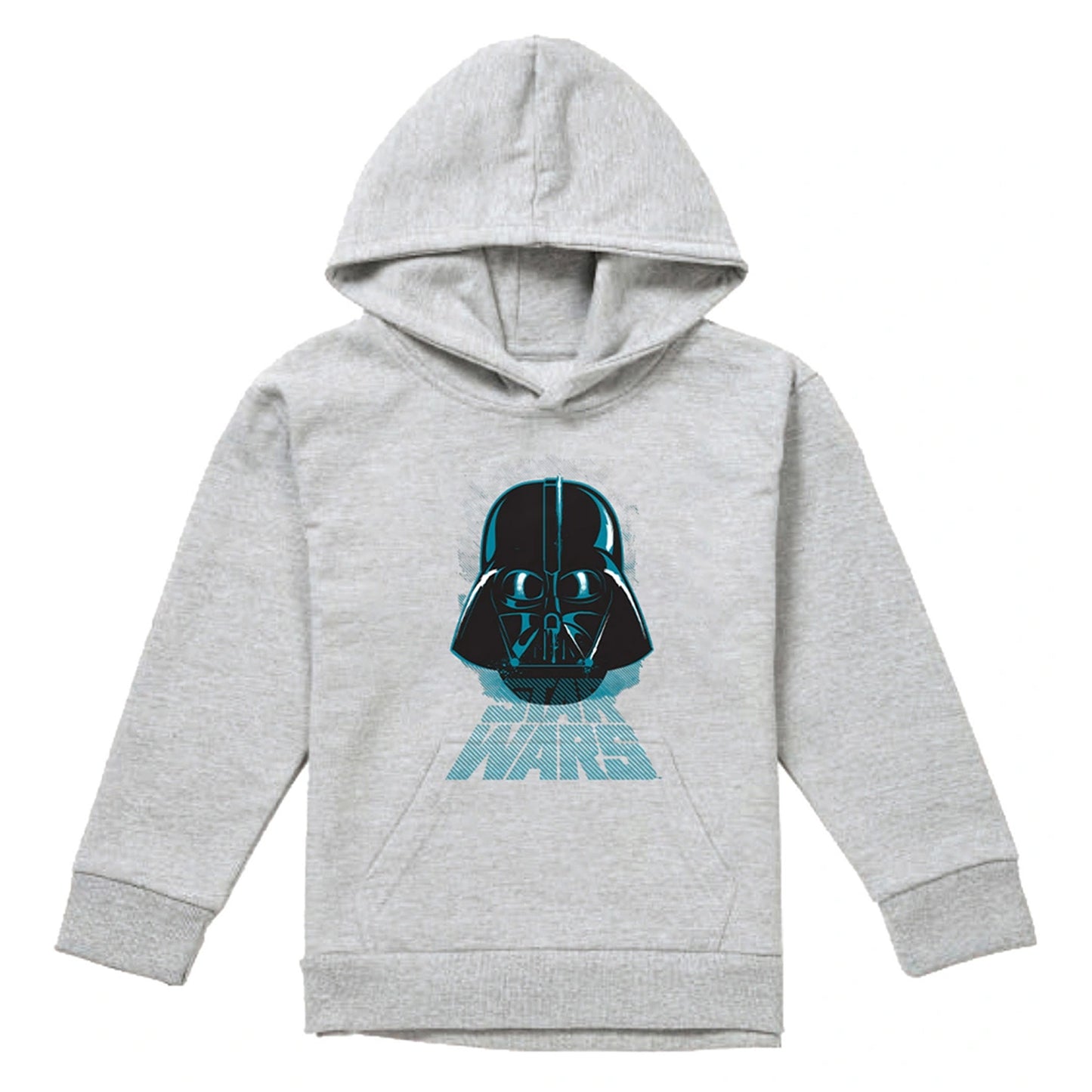 Athletic Heather - Front - Star Wars Childrens-Kids Darth Vader Distressed Heather Pullover Hoodie