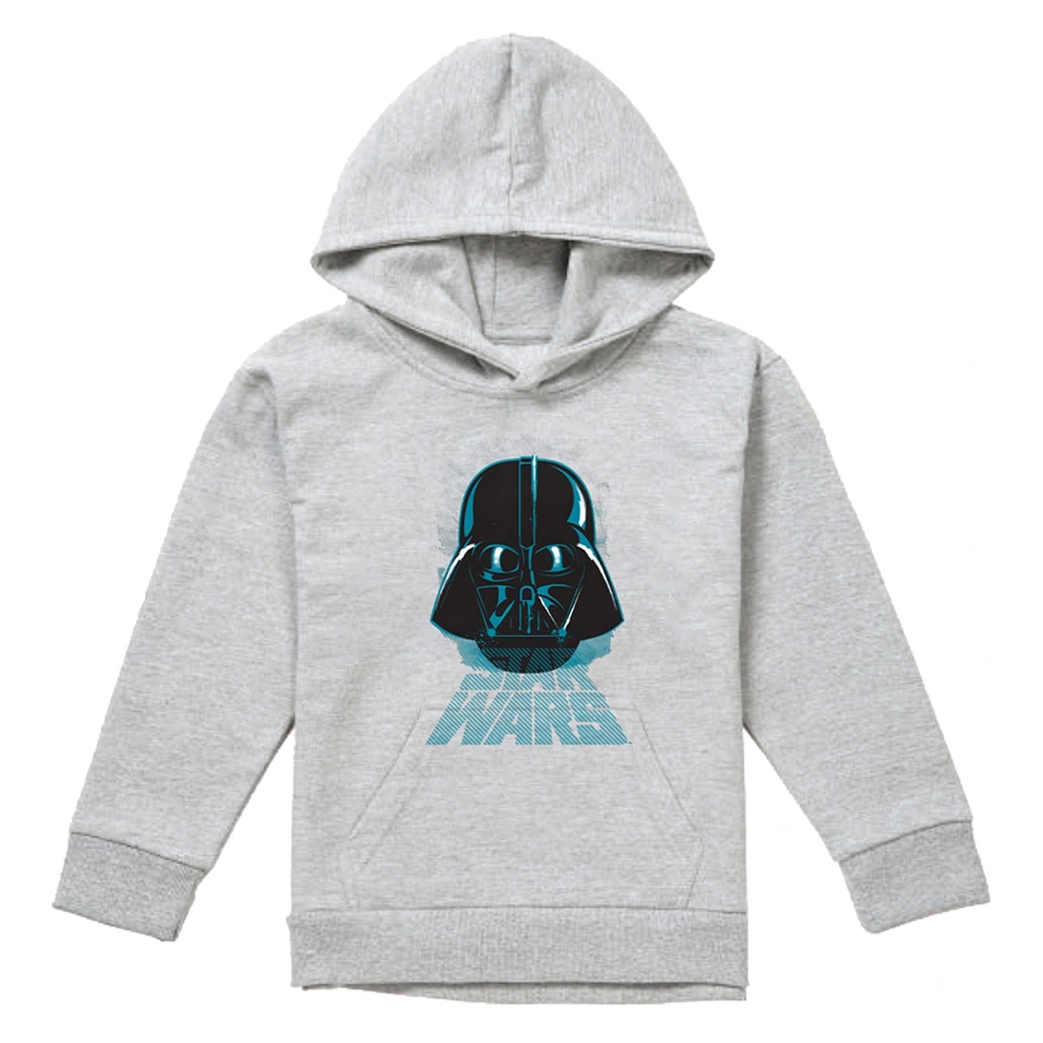 Athletic Heather - Front - Star Wars Childrens-Kids Darth Vader Distressed Heather Pullover Hoodie