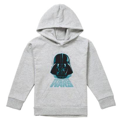 Athletic Heather - Front - Star Wars Childrens-Kids Darth Vader Distressed Heather Pullover Hoodie