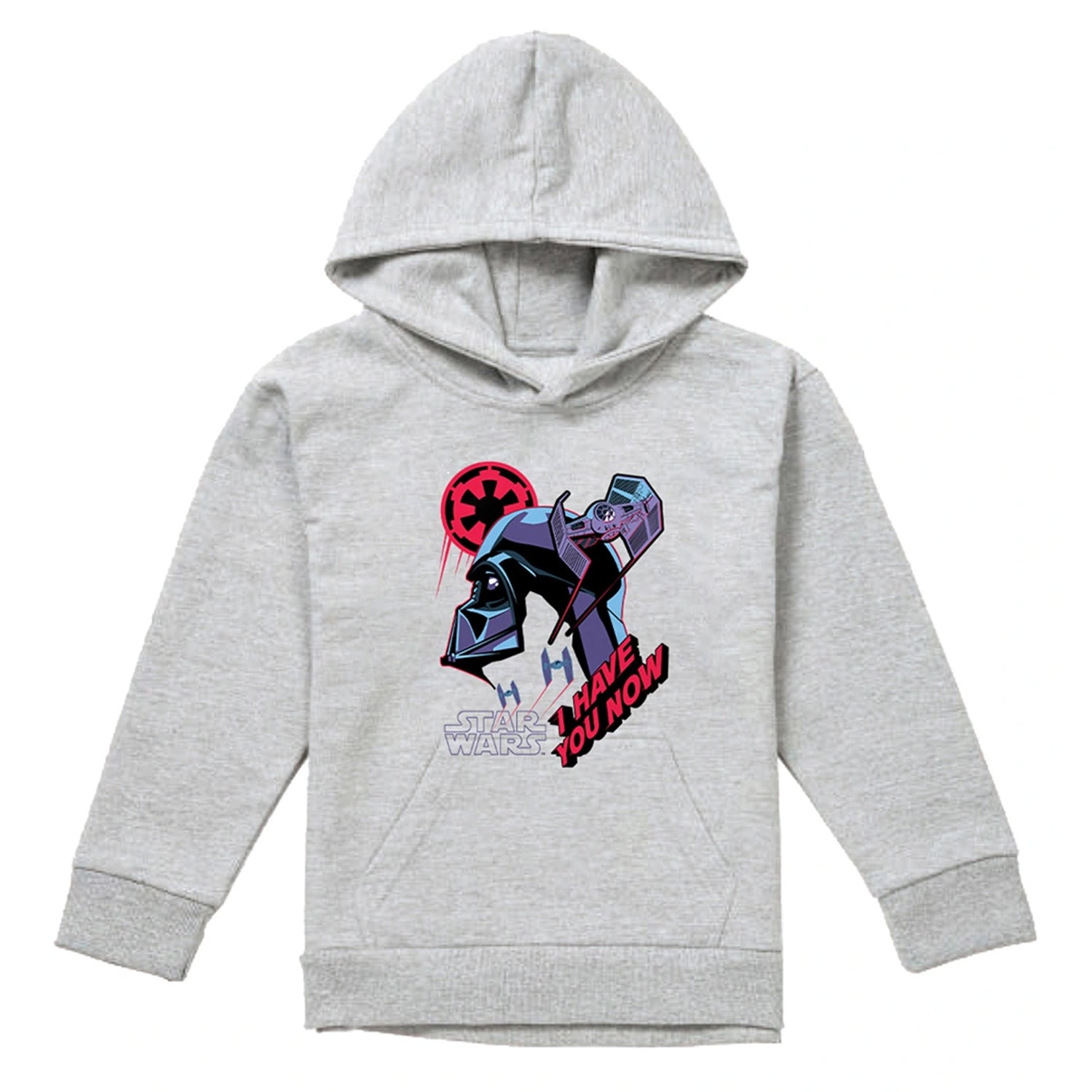 Athletic - Front - Star Wars Childrens-Kids I Have You Now Heather Pullover Hoodie