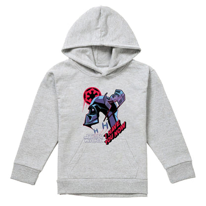 Athletic - Front - Star Wars Childrens-Kids I Have You Now Heather Pullover Hoodie