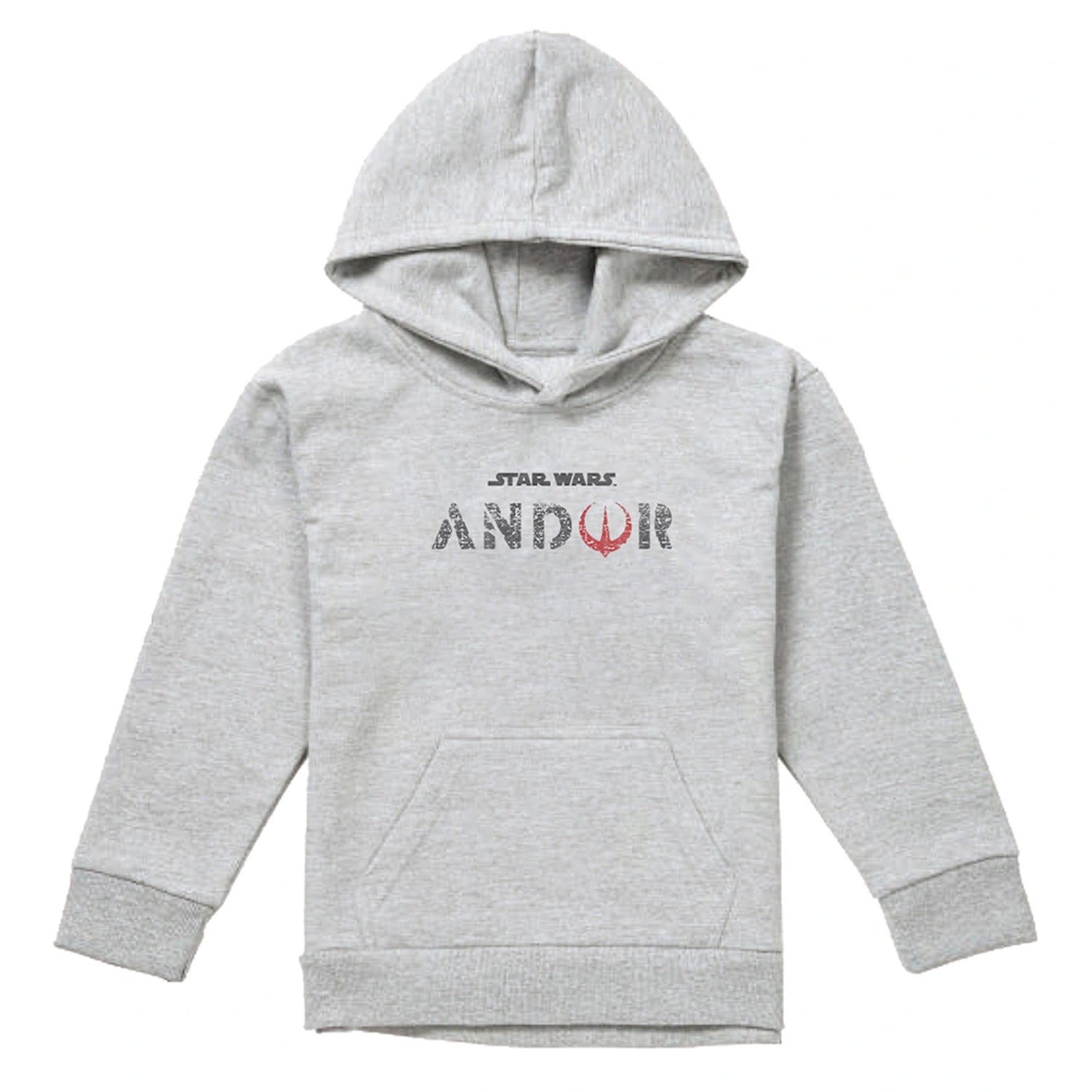 Athletic Heather - Front - Star Wars Childrens-Kids Andor Logo Heather Hoodie