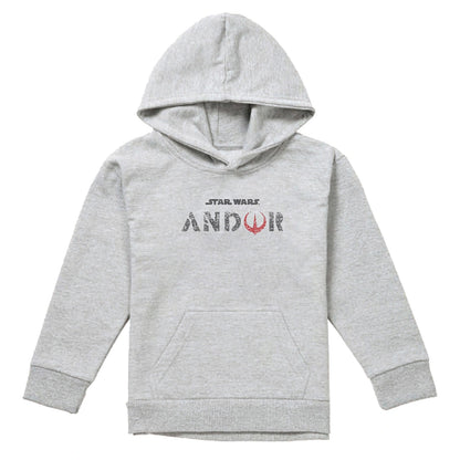 Athletic Heather - Front - Star Wars Childrens-Kids Andor Logo Heather Hoodie