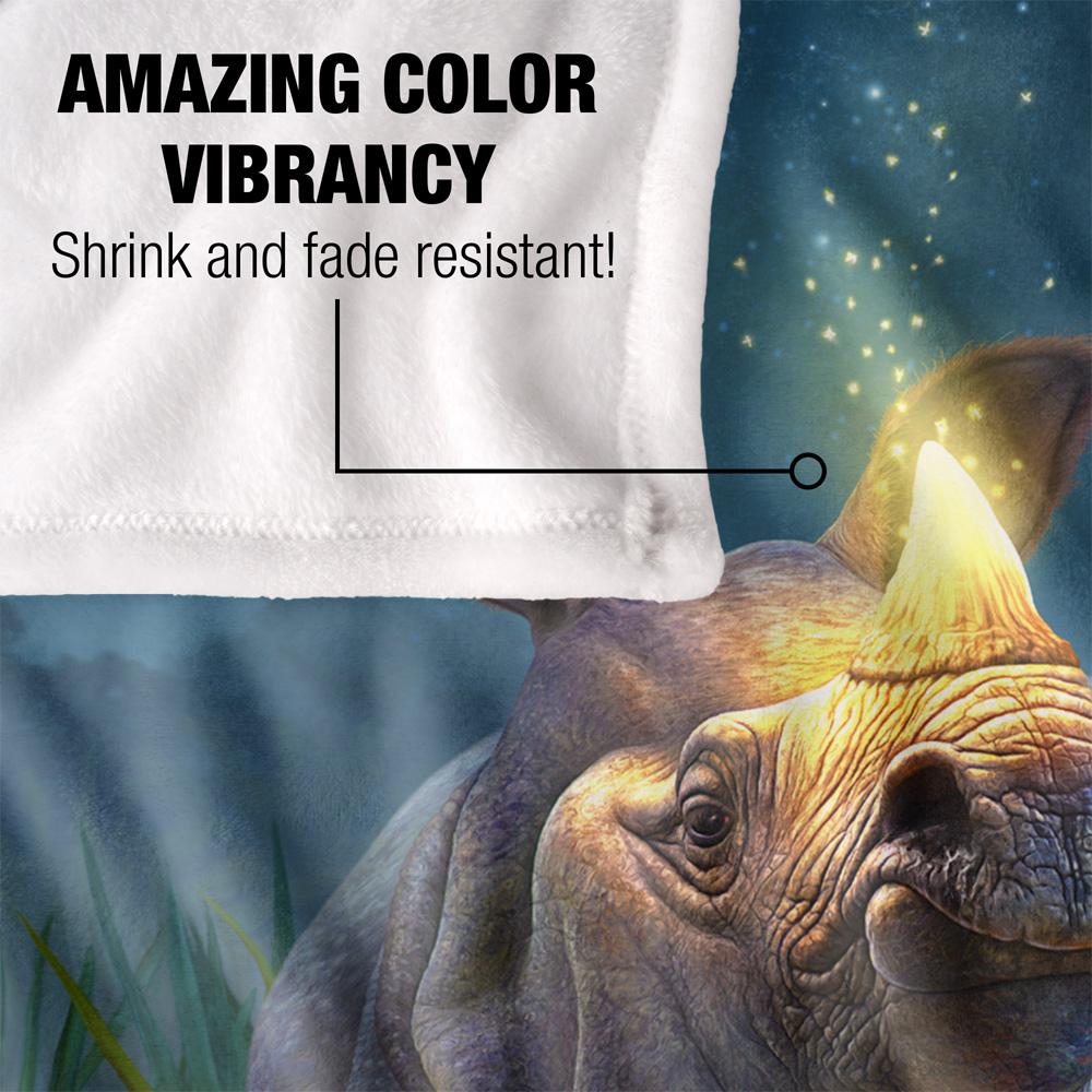 Multicoloured - Lifestyle - JQ Licensing Jlo Silky Rhino Supersoft Blanket