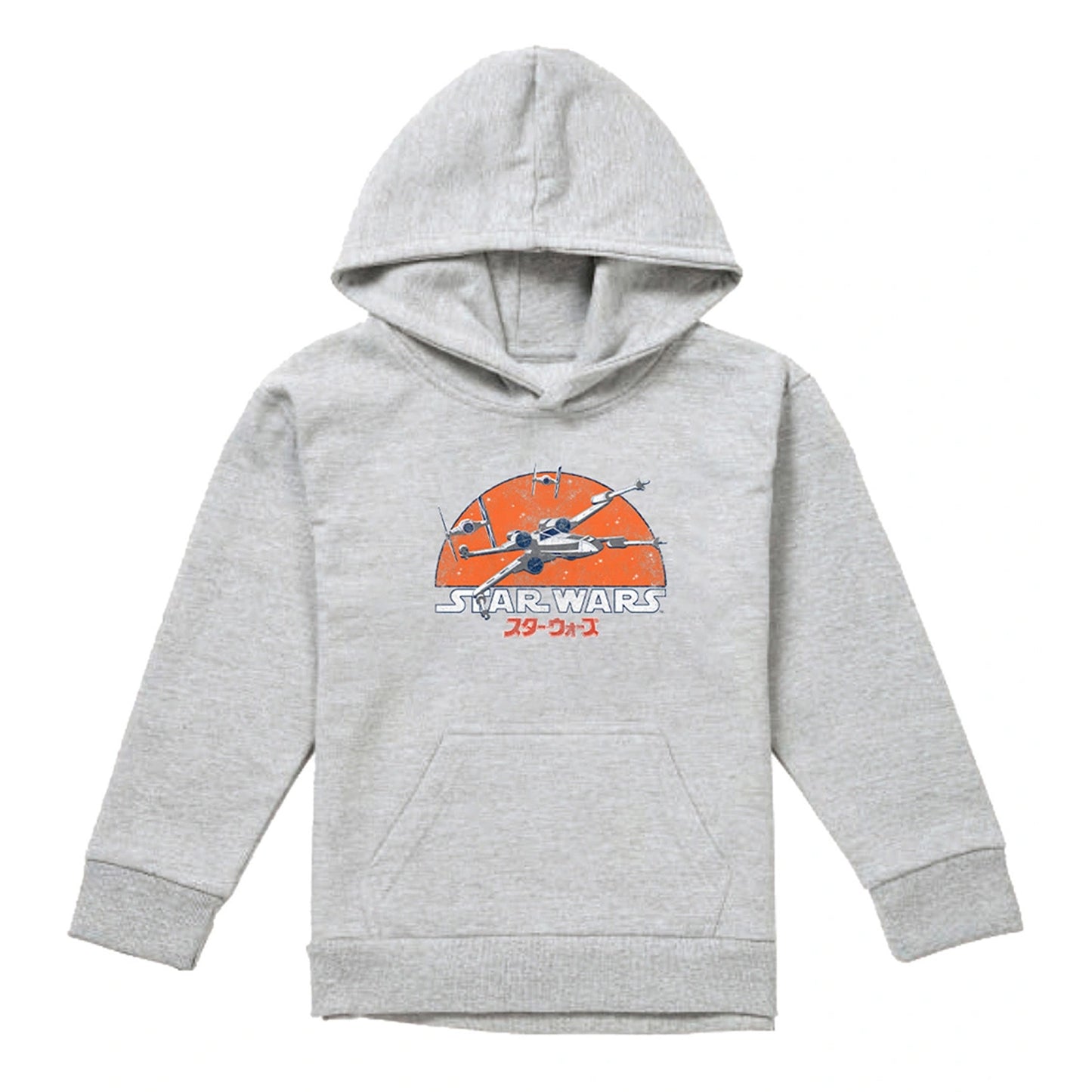 Athletic Heather - Front - Star Wars Childrens-Kids X-Wing Fighter Heather Hoodie