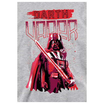 Athletic - Side - Star Wars Childrens-Kids Darth Vader Paint Heather Pullover Hoodie