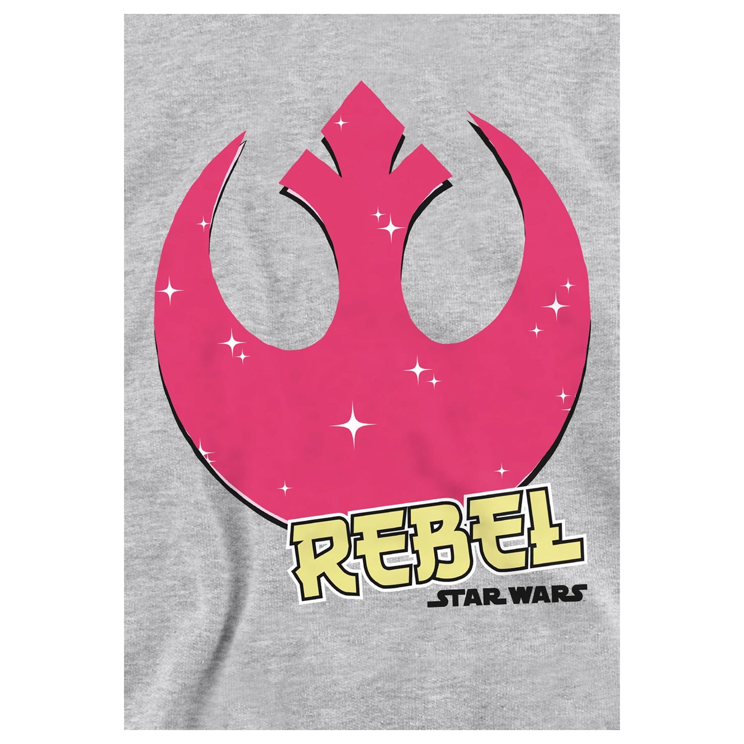 Athletic Heather - Side - Star Wars Rebels Childrens-Kids Manga Heather Logo Hoodie