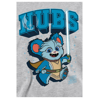 Athletic Heather - Side - Star Wars: Young Jedi Adventures Childrens-Kids Nubs Heather Hoodie