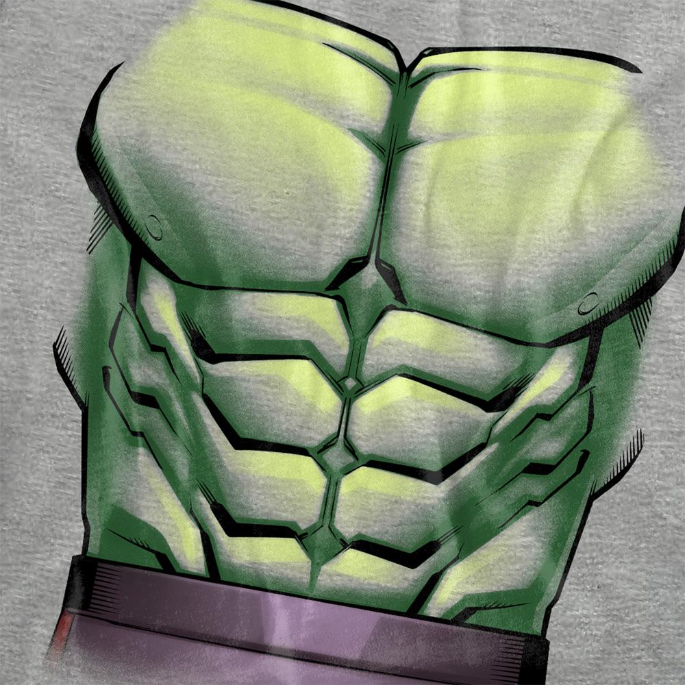 Athletic - Side - The Incredible Hulk Womens-Ladies Costume Heather T-Shirt