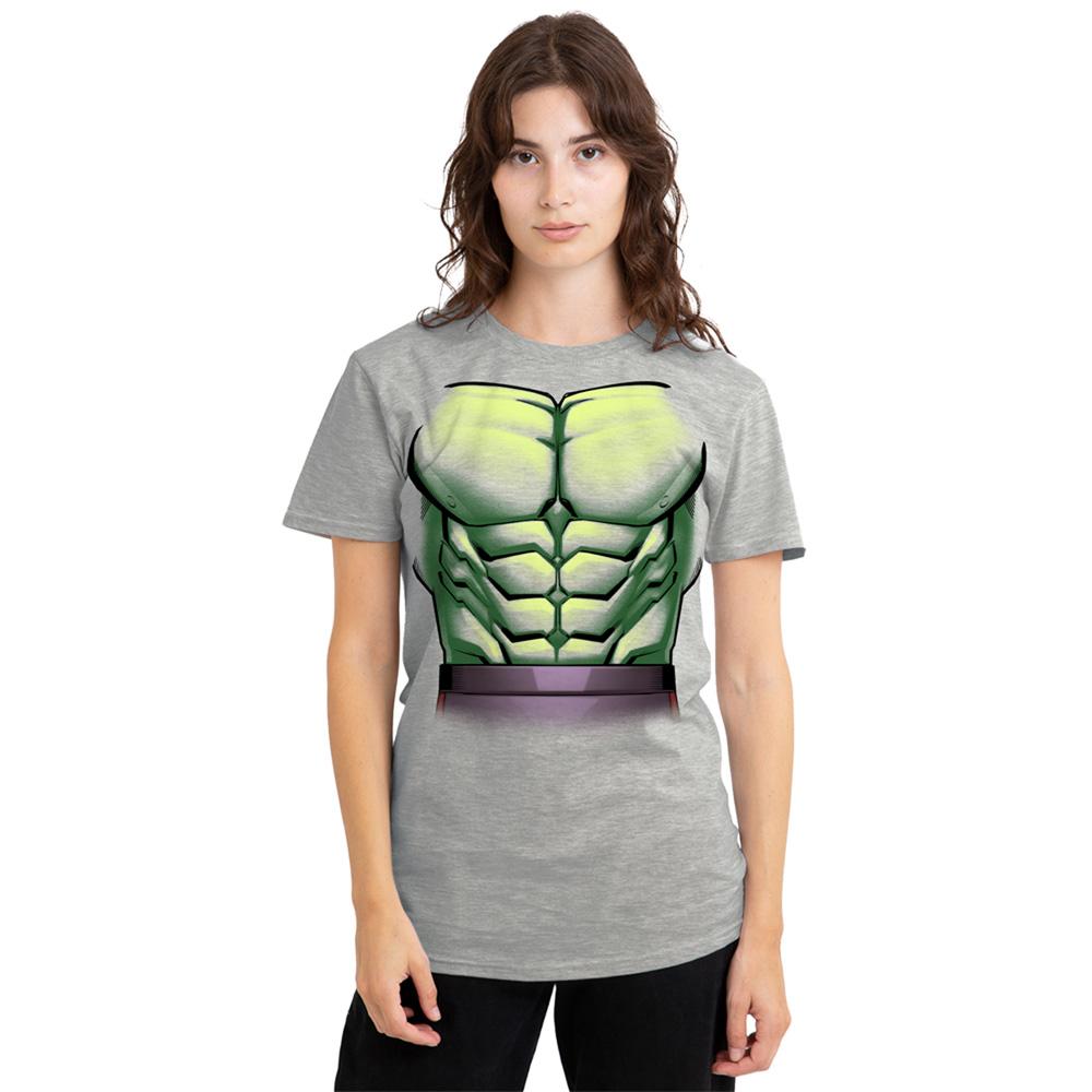 Athletic - Lifestyle - The Incredible Hulk Womens-Ladies Costume Heather T-Shirt