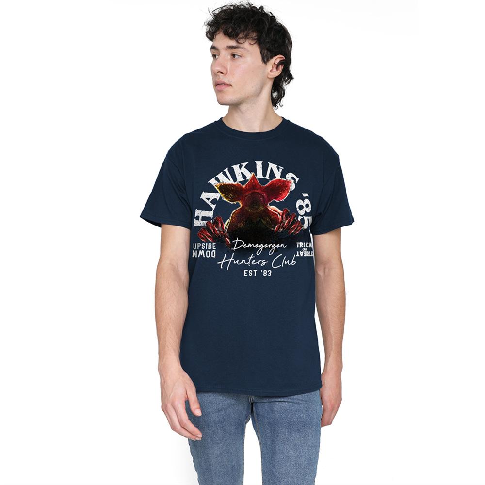 Navy - Lifestyle - Stranger Things Unisex Adult Hawkins 85 Demogorgon T-Shirt