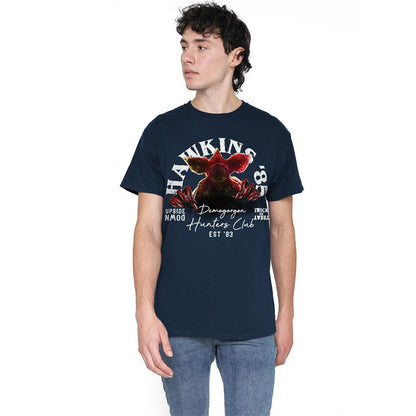 Navy - Lifestyle - Stranger Things Unisex Adult Hawkins 85 Demogorgon T-Shirt