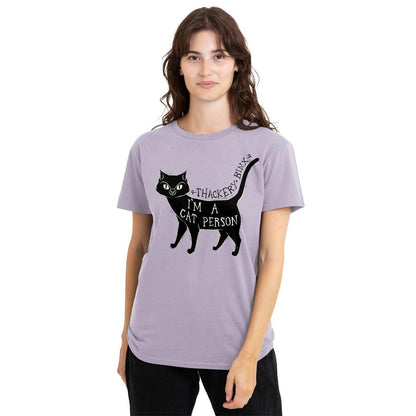 Lavender - Lifestyle - Hocus Pocus Womens-Ladies I´m A Cat Person Thackery Binx T-Shirt