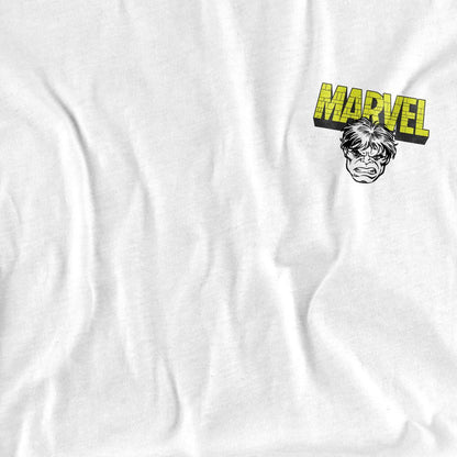 White - Side - The Incredible Hulk Womens-Ladies Crusher T-Shirt