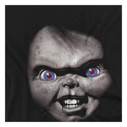 Black - Side - Chucky Unisex Adult Good Guys Face T-Shirt