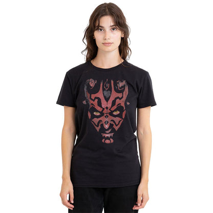 Black - Lifestyle - Star Wars Womens-Ladies Darth Maul Big Face T-Shirt
