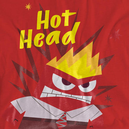 Red - Side - Inside Out 2 Womens-Ladies Anger T-Shirt