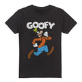 Black - Front - Mickey Mouse & Friends Mens Hey There Goofy T-Shirt