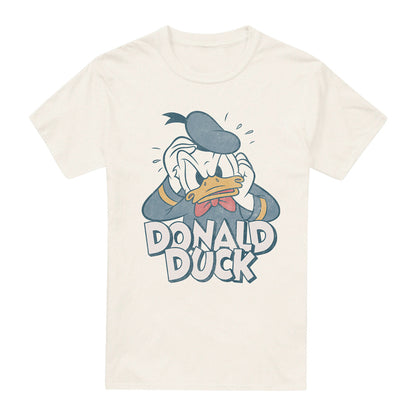 Natural - Front - Mickey Mouse & Friends Mens Donald Duck Stressed Out T-Shirt