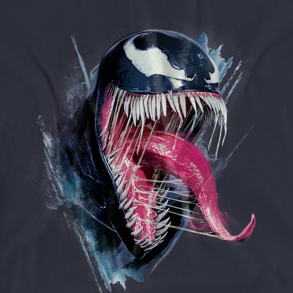 Deep Navy - Side - Spider-Man 2 Womens-Ladies Gamerverse Venom T-Shirt