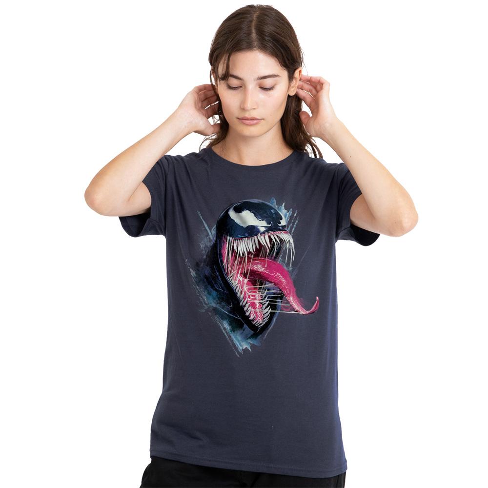 Deep Navy - Lifestyle - Spider-Man 2 Womens-Ladies Gamerverse Venom T-Shirt