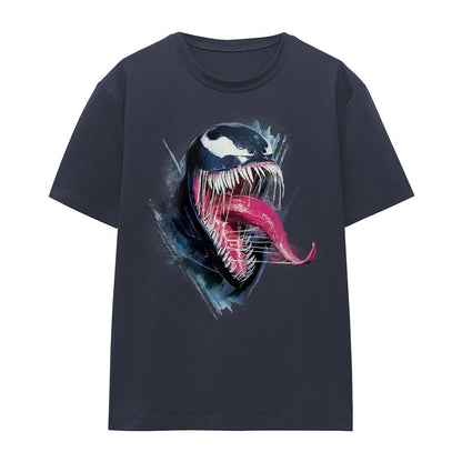 Deep Navy - Front - Spider-Man 2 Womens-Ladies Gamerverse Venom T-Shirt